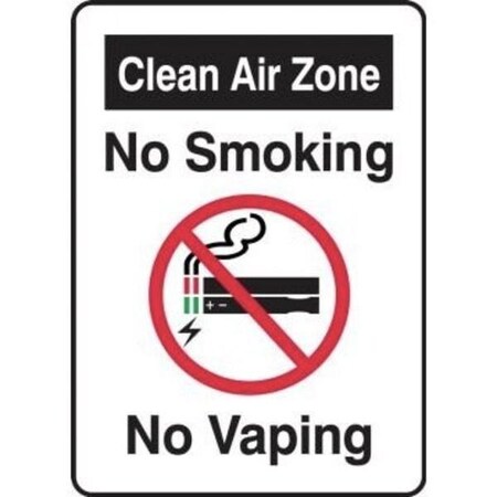 Accuform SMOKING CONTROL SIGN 10 in x 14 in MSMK622XP MSMK622XP